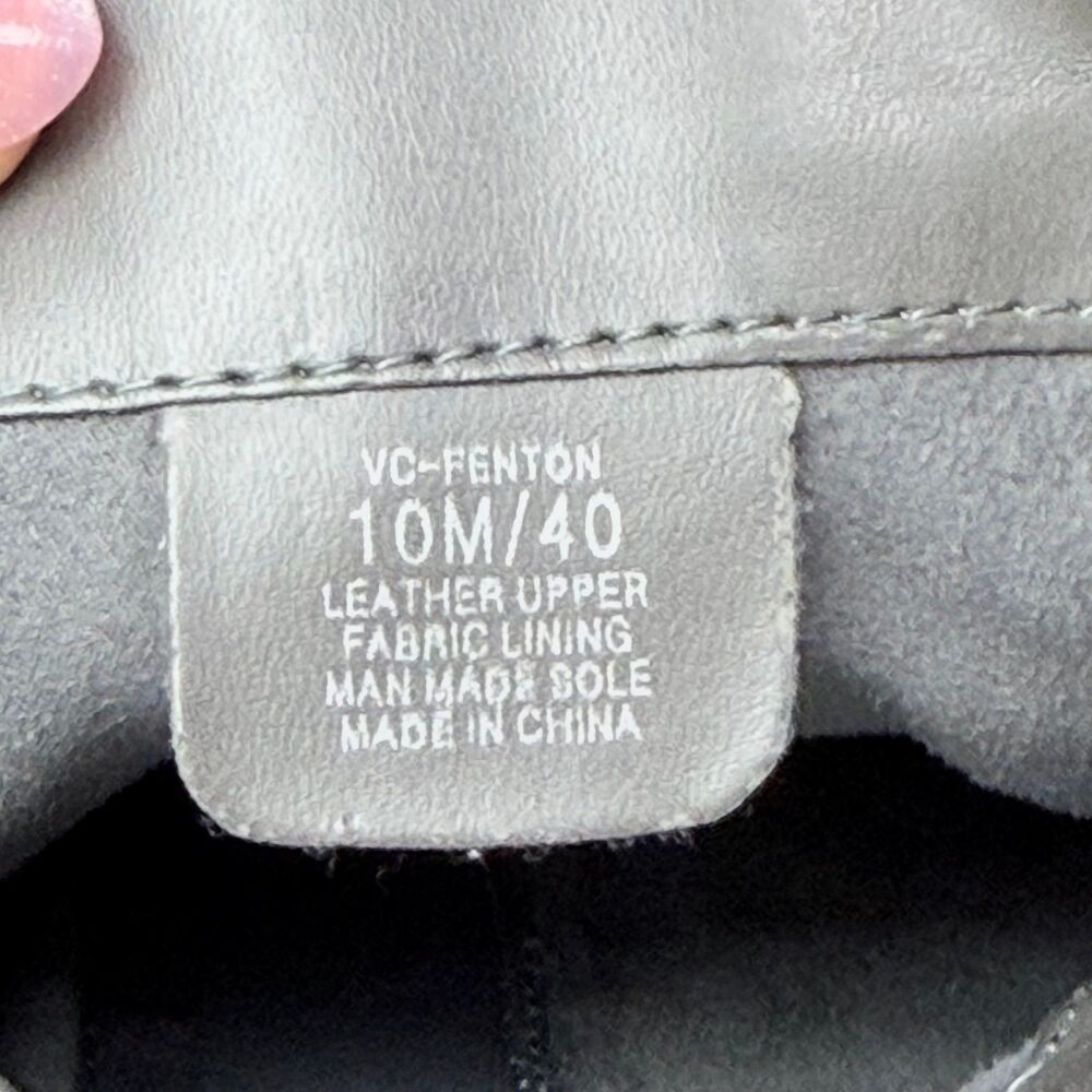 Vince Camuto Washed Gray buckled combat boots by Vince Camuto size 10M - Picture 5 of 11